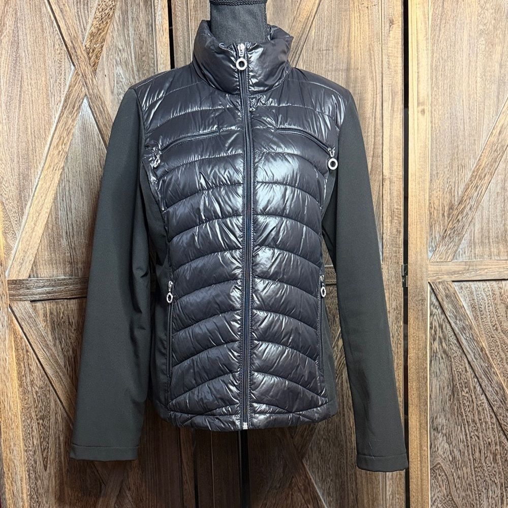 Calvin Klein Shiny Black Puffer Jacket